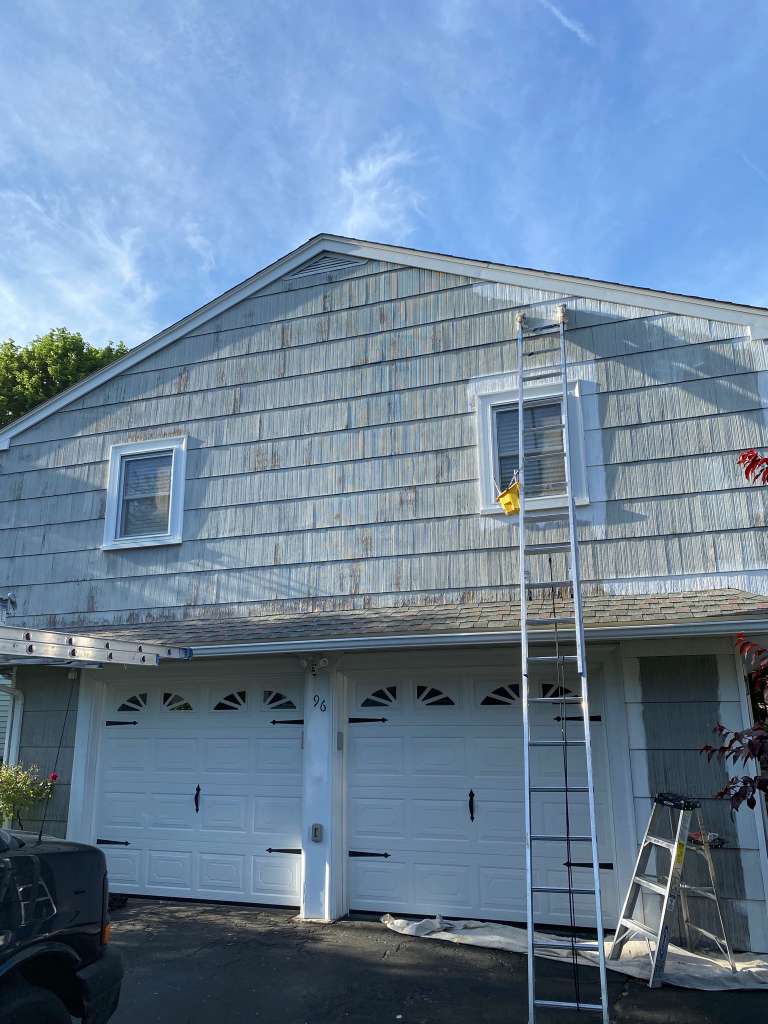 Exterior painting project in Boston, MA